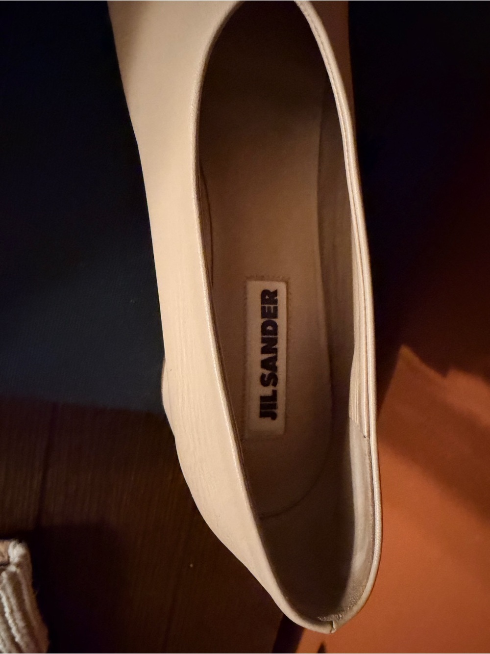 Jil Sander leather pumps 39.5 EU
beige, sculptural heel - Picture 8 of 10